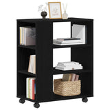 Storage Cabinet Black Oak 60 x 35 x 75 cm Engineered Wood 862671