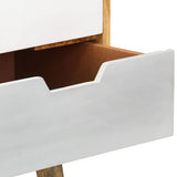 Sideboard Brown Solid Mango Wood 85x40x71 cm Storage Vintage 286241