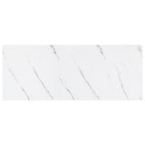 Wall Shelf 4 pcs White Marble 60 x 23 x 4 cm Engineered Wood 42019970