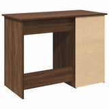 Desk Brown Oak 102x50x75 cm Engineered Wood 860469