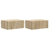 Wall-Mounted Bedside Cabinet 2 pcs Sonoma Oak 49 x 34.5 x 20 cm 898450