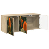 Wall-mounted TV Cabinet ZAANDAM 102 x 33 x 40 cm Sonoma Oak 8007171
