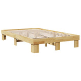 Bed Frame without Mattress 120x200 cm Solid Wood Oak 851950