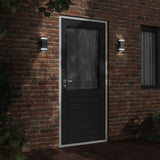 Outdoor Wall Lights 2pcs Black Stainless Steel 4006325