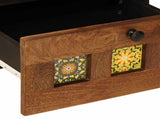 Bedside Cabinet 2 pcs Brown 40 x 33 x 46 cm Solid Mango Wood 4018231