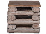 Stool Natural 30 x 30 x 38 cm Solid Teak Wood 42012368