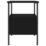 Bedside Cabinet Black 34x36x50 cm Engineered Wood 826043