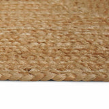 Handmade Rug Jute Natural 160x230 cm 133730