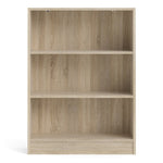 Basic Low Wide Bookcase in Oak 71871776AK