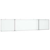 Magnetic Whiteboard Foldable 200x40x1.7 cm Aluminium 4005365