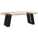 Coffee Table Legs U-Shaped 2 pcs Black 30x cm Steel 4012736