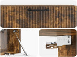 Wall-Mounted TV Cabinet Smoked Oak 98 x 31 x 30 cm 899070
