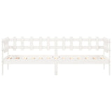 Day Bed without Mattress White 90x190 cm Single Solid Wood Pine 840383