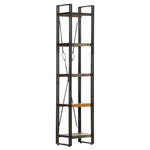5-Tier Bookcase 40x30x180 cm Solid Reclaimed Wood 320629