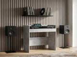 DJ Table Concrete Grey 102 x 45 x 102 cm Engineered Wood 8006743