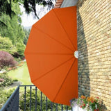 Collapsible Terrace Side Awning Terracotta 200 cm 44580
