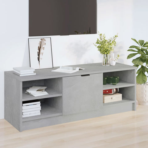 TV Cabinet Concrete Grey 102x35.5x36.5 cm Engineered Wood 811371