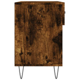 Shoe Bench Smoked Oak 102x35x55 cm Engineered Wood 829737