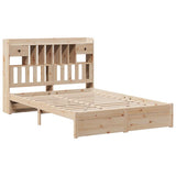 Bookcase Bed without Mattress 160x200cm Solid Wood Pine 3322423