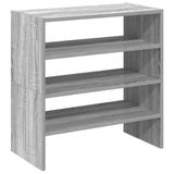 Shoe Racks 2 pcs Stackable Grey Sonoma 60x30x30.5 cm 858868