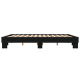 Bed Frame without Mattress Black 180x200 cm Super King 3280222