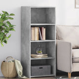 Highboard Concrete Grey 50x41x124 cm Engineered Wood 846400