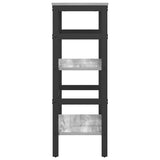 Bookshelf Grey Sonoma 60 x 29.5 x 81 cm Engineered Wood 883919