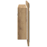 Bathroom Mirror Cabinet with Shelf Artisan Oak 80 x 12 x 45 cm 886227