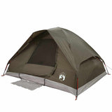 Family Tent Dome 6-Person Brown Waterproof 4009646