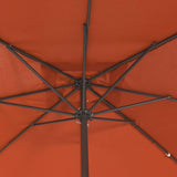 Garden Parasol Terracotta 295 x 295 x 245 cm 42003657