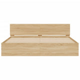 Bed Frame Sonoma oak Engineered wood Super King Bed Frame 3207590