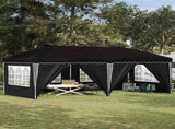 Pop-up Party Tent 575 x 288 x 245 cm Black 42019810