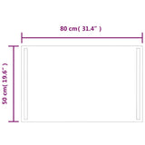 LED Bathroom Mirror 80x50 cm 151748