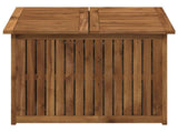 Garden Storage Box Solid Acacia Wood 70.5 x 68.5 x 53.5 cm 901395
