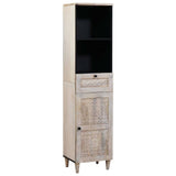 Bathroom Cabinet White 38 x 33 x 160 cm Engineered Wood 4018138