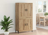 Highboard 2 pcs Artisan Oak Engineered Wood 3415833