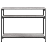 Console Table Grey Sonoma 100x29x75 cm Engineered Wood 834038