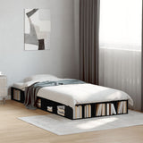Bed Frame without Mattress Black 100x200 cm 3280511