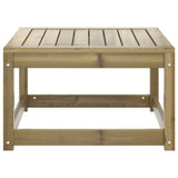 Garden Footstool Natural Pine Treated Pine Wood 63.5 cm Modular 844683