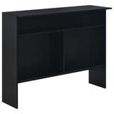 ZNTS Bar Table with 2 Table Tops Black 130x40x120 cm 280218