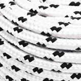 Braided Boat Rope White 8 mmx100 m Polyester 152768