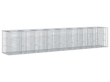 Gabion Raised Bed 2 pcs Silver 330 x 50 x 80 cm 3422232