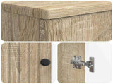 Bathroom Sink Cabinet ALKMAAR Sonoma Oak 59.5 x 31.5x 59 cm 896127