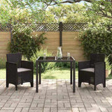 Garden Chair 2 pcs Brown 53 x 49 x 85 cm Polypropylene 847454