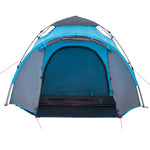 ZNTS Camping Tent Dome 3-Person Blue Quick Release 4004227