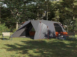 Dome Tent 6-Person with Roof Grey and Orange 500 x 314 x 206 cm 42001025