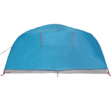 ZNTS Camping Tent Dome 4-Person Blue Waterproof 94728