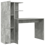 Desk 2 pcs Concrete Grey 3337292