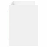 TV Cabinet 135 x 33 x 47 cm White Engineered Wood 8011227