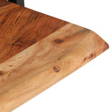 Wall Shelves 2 pcs 40x24x35 cm Solid Wood Acacia and Steel 338460